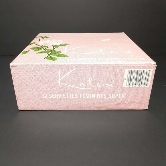 Vintage KOTEX Super Feminine Napkins Pads Hygiene NOS / NEW Movie TV Film Prop - Picture 9 of 9